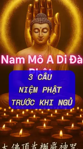 3 CÂU NIỆM PHẬT TRƯỚC KHI NGỦ 💬 Giúp tâm an, ngủ sâu, mộng lành ghé thăm 💬 Xua tan muộn phiền – ngủ trong bình an 💬 Một phút trước khi ngủ – cả đêm an lành 💬 Tâm tịnh thì giấc ngủ sẽ nhiệm màu #xuhuong #suytutrietly #phongthuy #tamlinhadidaphat