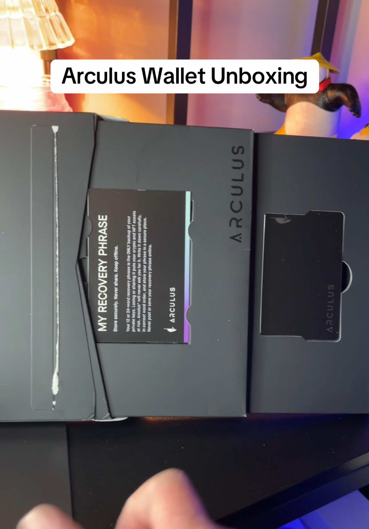 This is the Arculus Crypto Cold Storage Wallet. Super important to put your crypto in cold storage! Arculus is the best cold wallet out there in my opinion. When it comes to their IT, Manufacturing, Company reputation, and ease of use I truly believe no other cold wallet company compares! #arculus #arculuswallet #arculuscoldwallet #arculuscryptowallet #arculuscoldstoragewallet #arculuscoldwalletunboxing #coldstoragewallet #cryptowalletforbeginners #cryptocoldwallet #cryptocoldstorage #coldwallet #bestcoldwallet 