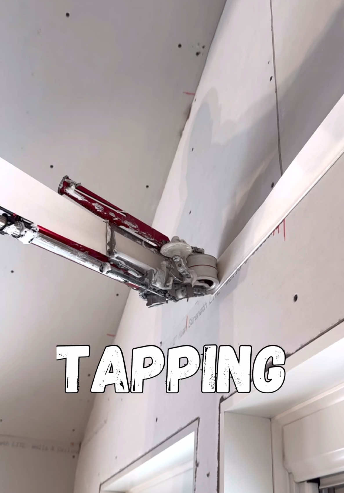 Took me 30 Min to tape this whole room!  #construction #homerenovation #renovation #DIY #realestate #design #entrepreneur #tools #remodel #interiordesign #carpentry #woodworking #DIY 