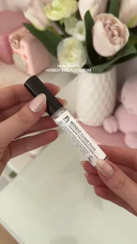 clean girl routine using eyelash serums from @bentoncosmetic 🫧 they are perfect for daily use; help you boost lash growth & great for sensitive eyes. honest black eyelash serum is also great for clean girl no-makeup makeup look ☁️ #cleangirl #selfcareroutine #eyelashes #benton #lashserum #cleangirlmakeup #MakeupRoutine #skincaretiktok #skincareproducts #girltherapy #skincaretips #thatgirl 