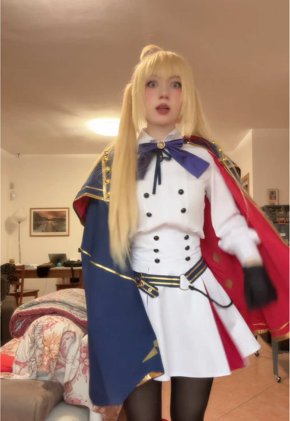 The blooper you wanted :P Censoring my wig because the back was horrendous ops #castoria #castoriacosplay #artoriacaster #artoriacastercosplay #artoriapendragon #cosplay #fategrandorder #fatego #fatestaynight #viral #fyp #foryoupage 