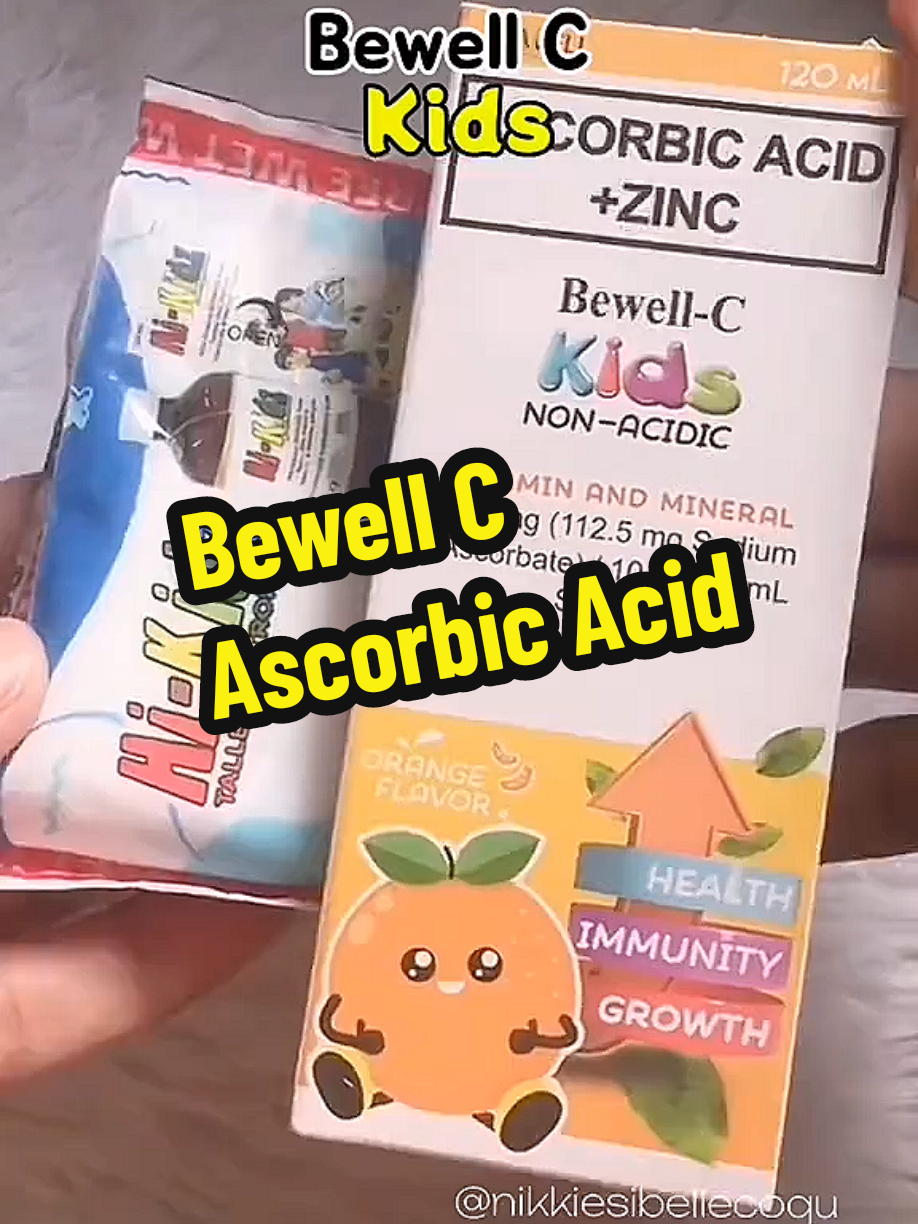Recommended ko to talaga dahil dito Gana ang kain ng anak ko naka 2 bottles na ako sa aking anak. Pwede sa 2-12yrs old ito. VitC with Zinc kaya Sigla at tibay sa kanila.at one more thing di ako nahirapan painom sa anak ko lasang juice ksi. Yung iba vitamins sinusuka niya #bewellC #Vitamins #ascorbicacid #zinc #Foodsupplememt #vitaminsforkids 