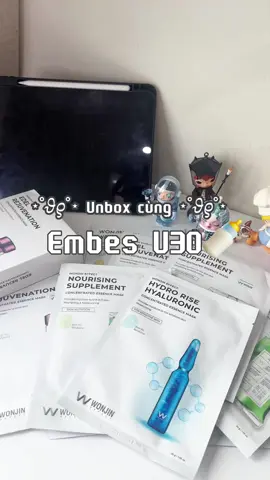 Đắp mặt nạ chăm da hoy 🧖🏻‍♀️ #matna #wonjin #mask #unboxing#unboxingunboxcungembesu30 #embesu30 