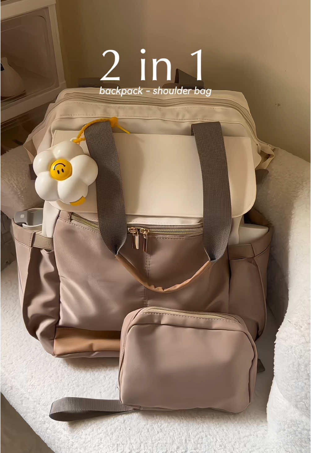 Backpack na pwedeng maging shoulder bag? Eto na yun!! #bagpack #bagforschool #schoolbag #bag #backpack #largecapacitybag #shoulderbag 