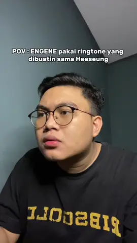 Alasan nggak angkat telepon, karena dengerin ringtone heeseung sampe habis wkwk #enhypen #engene #heeseung 