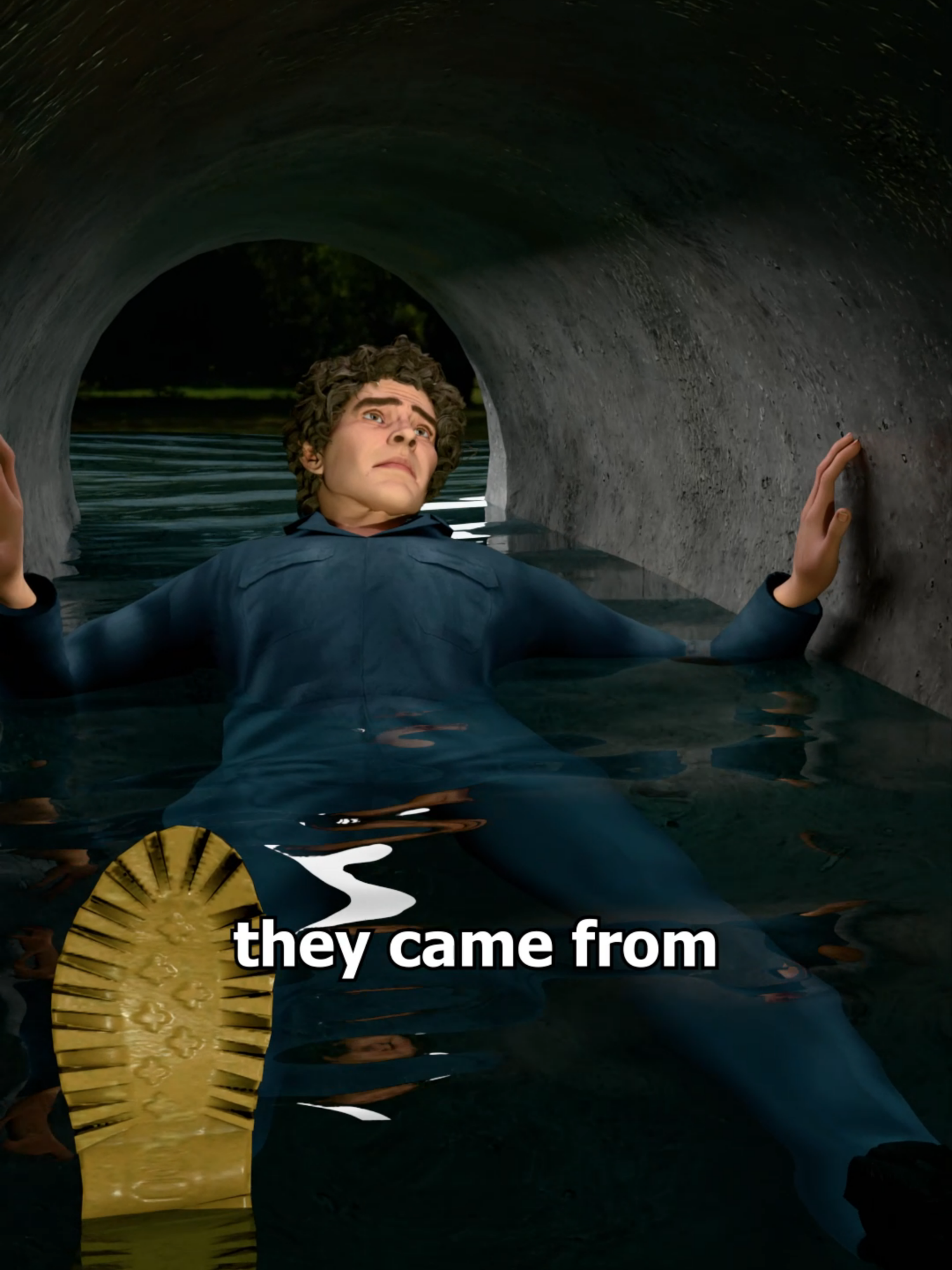 How to Survive a Drainpipe Disaster! 🛑 What if you got trapped in a giant drainpipe and water started rushing in? 😨 Most people make a deadly mistake when trying to escape. The wet, smooth surface makes crawling backward impossible! Instead, you need to stay calm, control your breathing, and use a smart escape trick. But what if the water keeps rising? What if there’s no way out? Watch till the end to learn how to survive! ⏳ 🚨 Would YOU survive this situation? Let us know in the comments! #3D #Animation #Survival #Water #Emergency #Trapped #Shorts #Trending#fyp