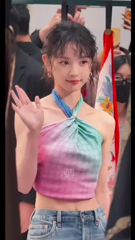 Điền Hi Vi xinh đẹp sáng bừng tại sự kiện Gucci hôm nay 🍬🩵🩷 #dienhivi #tianxiwei #xuhuong 