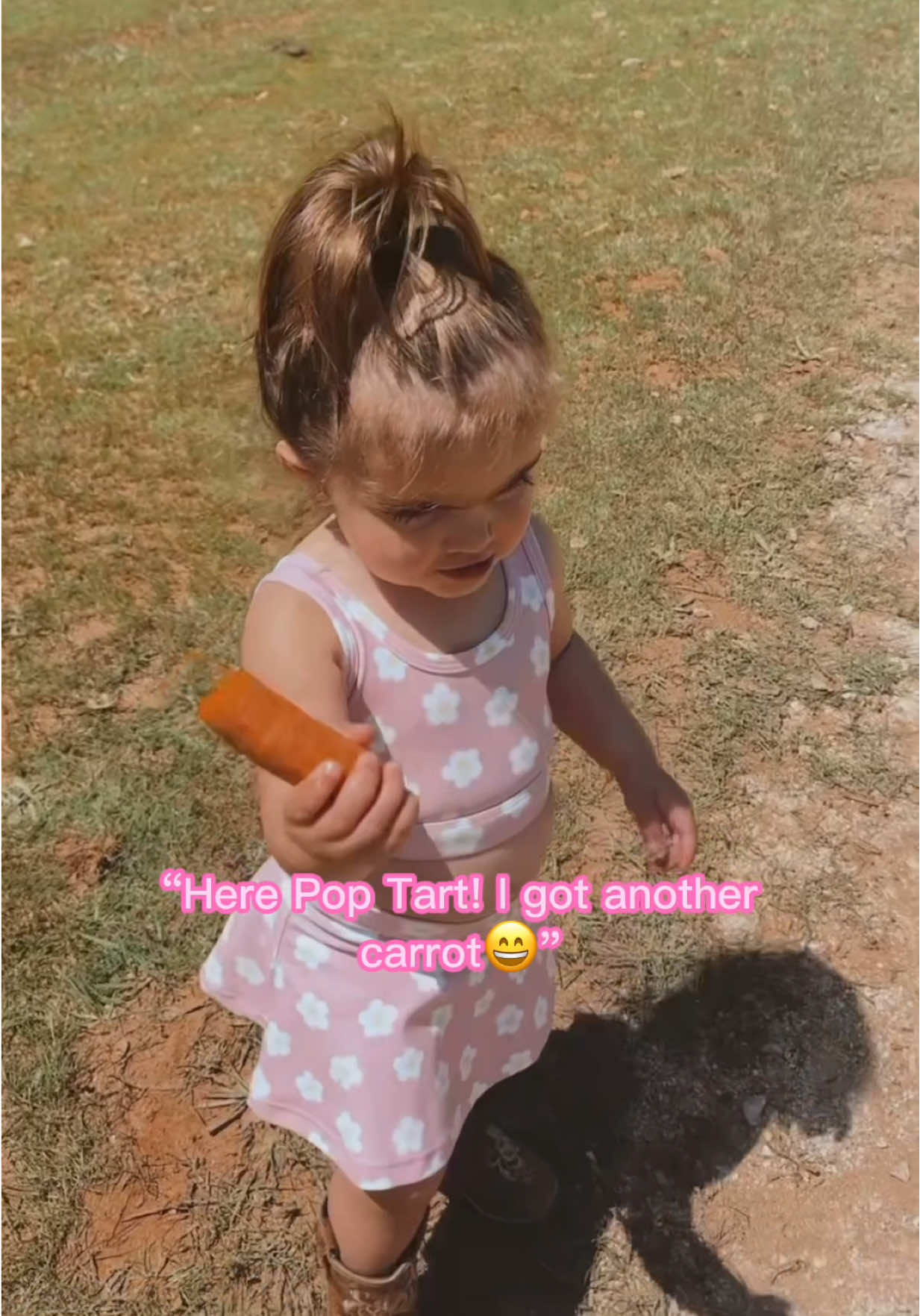 She loves feeding the animals🥹🤍🥕 #toddler#toddlersoftiktok#toddlers#dadsoftiktok#MomsofTikTok#parenthood#family#babyfever#baby#babies#cutebaby