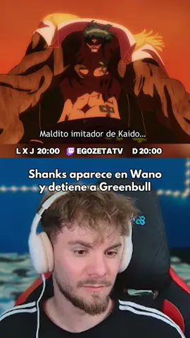 Shanks es una burrada #Anime #animereaction #onepiece #shanks #wano