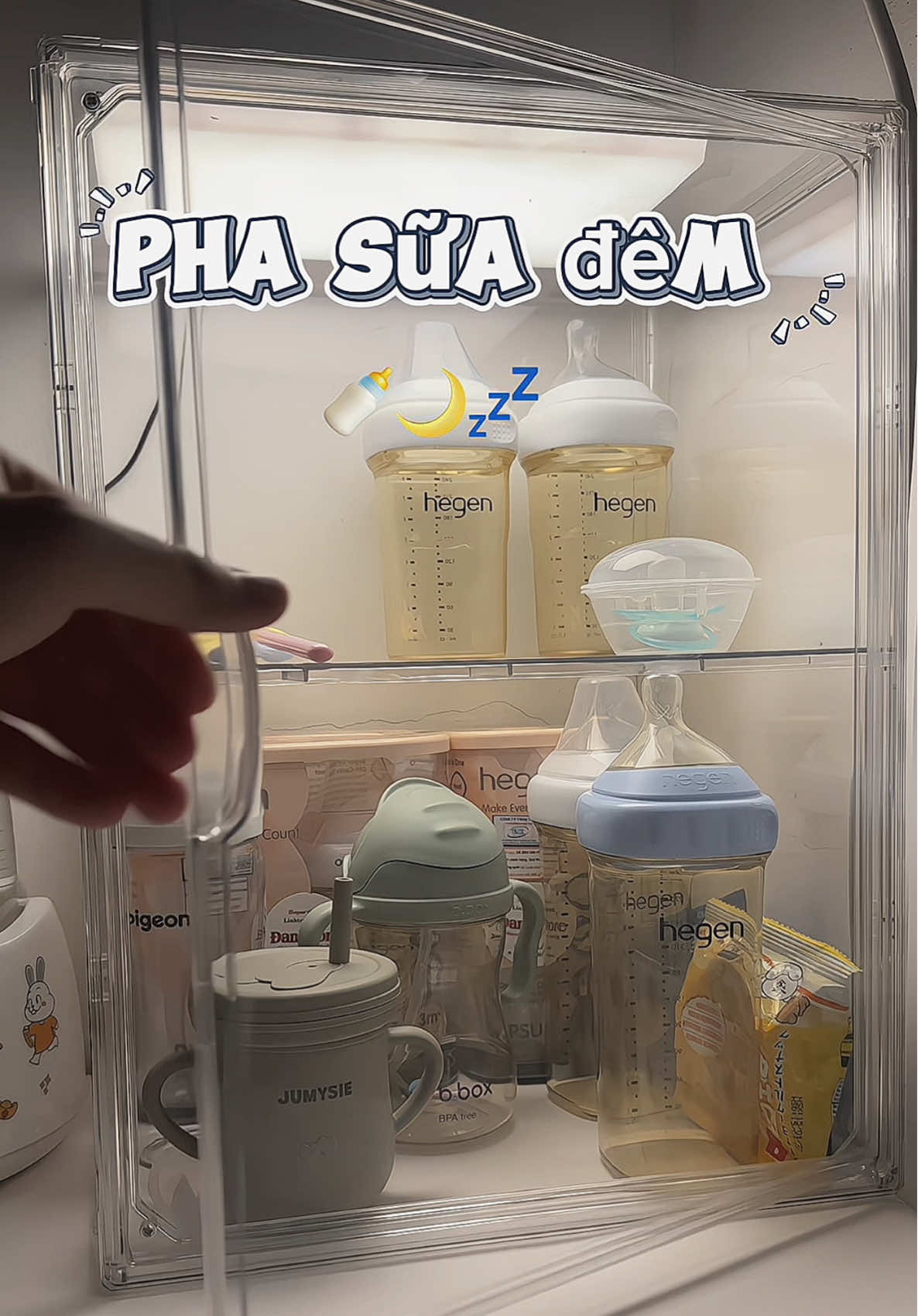 Pha sữa đêmm 🍼🌙 #bithui🍼 #phasuademkhuya #mevabe #Vlog #embedangyeu #fpy 