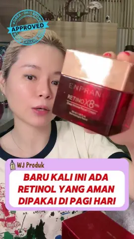 Retinol yang aman dipake di pagi hari☀ #korea #skincare #skincarekorea #retinol #retinolskincare #flekhitam #mantanmerkuri #jerawat #mencerahkan #antiaging #retinylretinoate #mawar #meloncantaloupe #retinox8 #holikaholika #enprani #wjlove #cicibelagu #cicimewah 