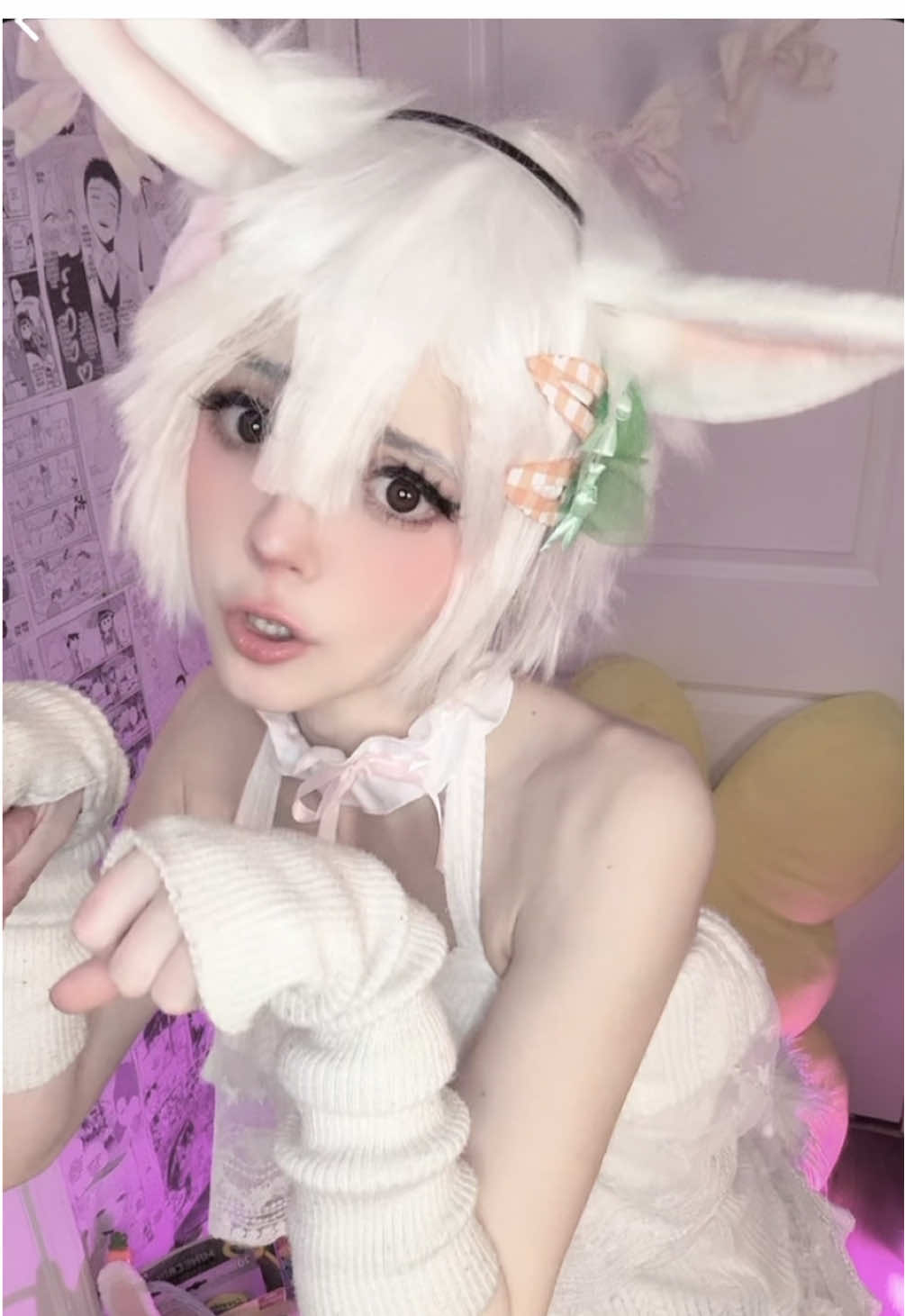 5 days until easter!! :3 🐰(no officier there is no glitching filter) #cosplay #bunny #bunnycosplay #rabbitcosplay #bunnykemonomimi #rabbitkemonomimi #kemonomimi #cosplayer #feminineboy #femboy 