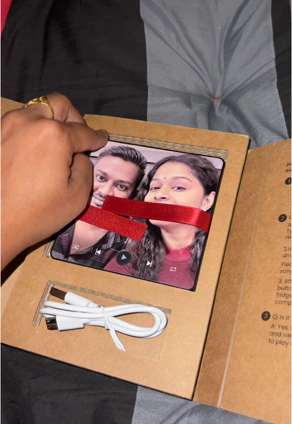 Customized magnet frame with music 🤩✨#fyp 