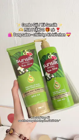 Combo gội / xả Sunsilk - MUA 1 TẶNG 2 🎁 nè 🫶 #sunsilk #daugoi #dauxa #chamsoctoc #duiiduii #viral 