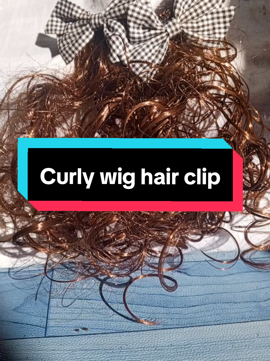 Curly wig hair clip #hairclipforkids  #tiktokaffiliatemarketing #tiktokaffiliate 