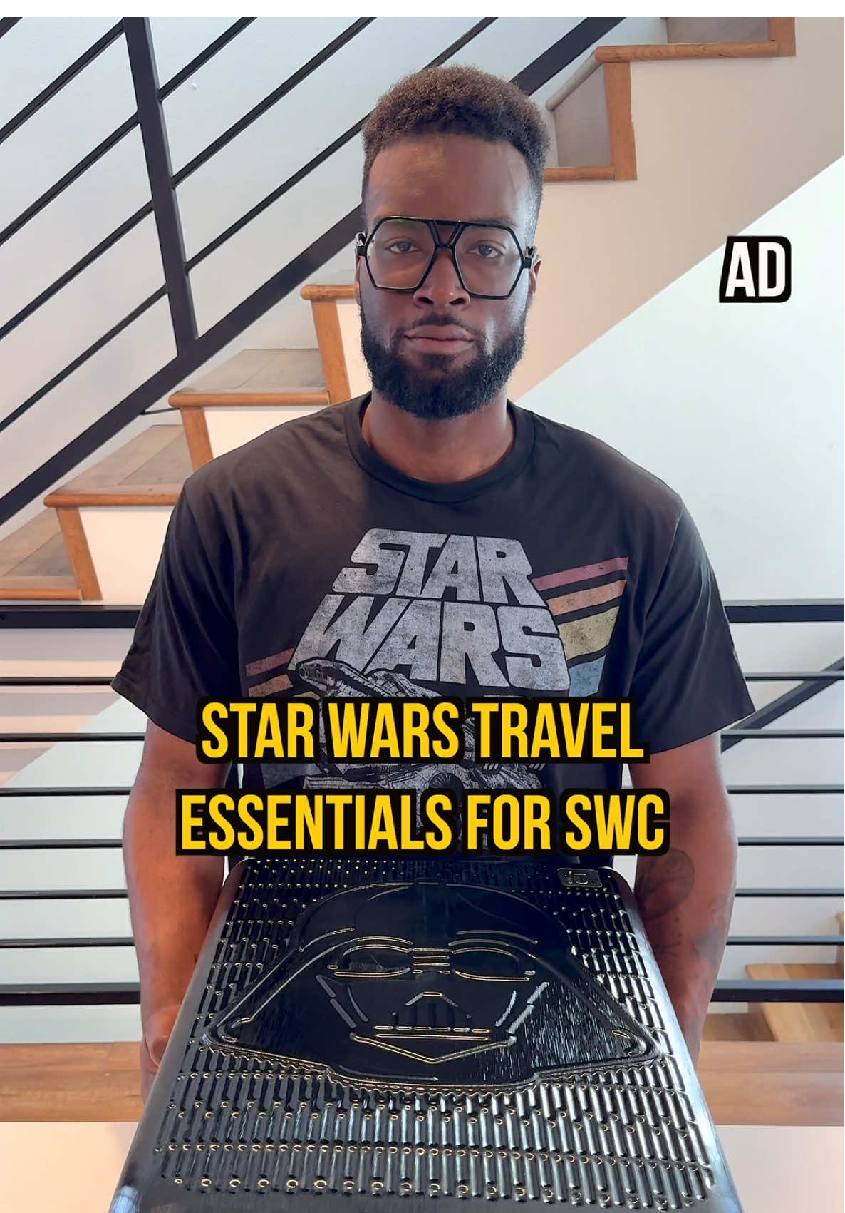 #AD I’m only packing what’s absolutely necessary for Star Wars Celebration 😎 (thanks Disney for sending!) Find these items and more on Amazon.com/StarWars