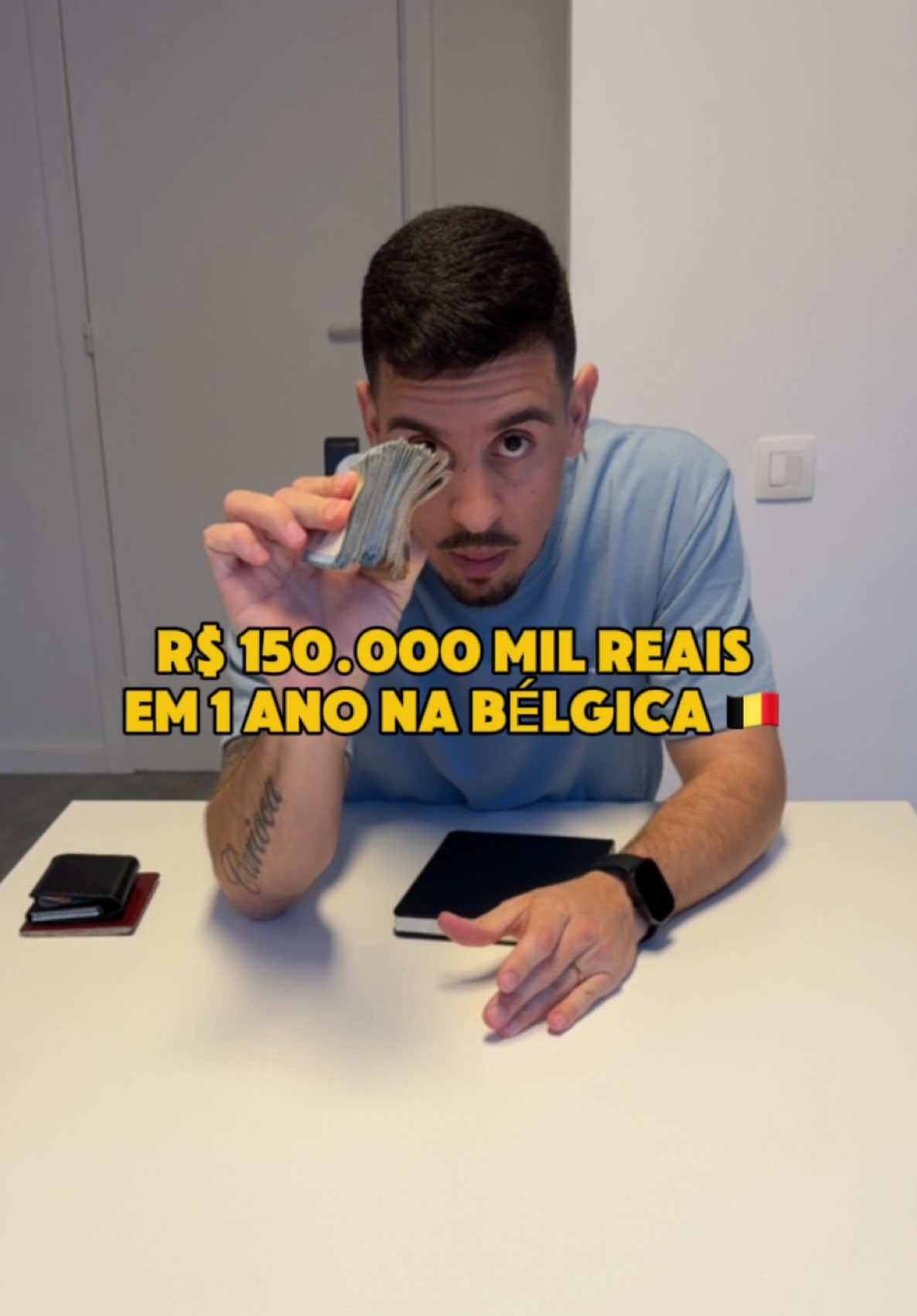 Você que é fraco nem tenta 😬 #belgica #europa #imigrante #salario 