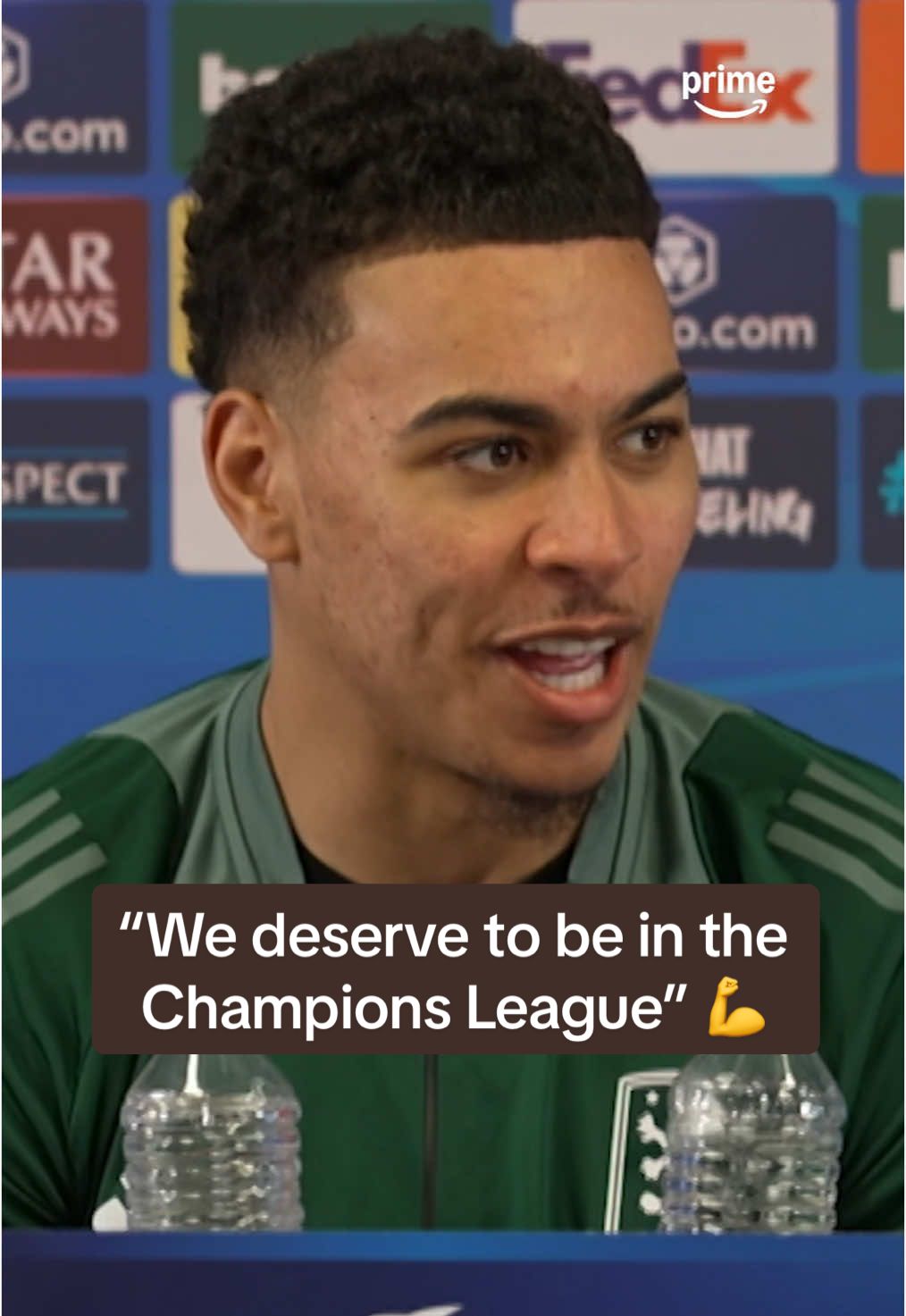“We deserve to be here” 💪 Morgan Rogers on Aston Villa’s place in the #UCL. #championsleague #astonvilla #morganrogers 