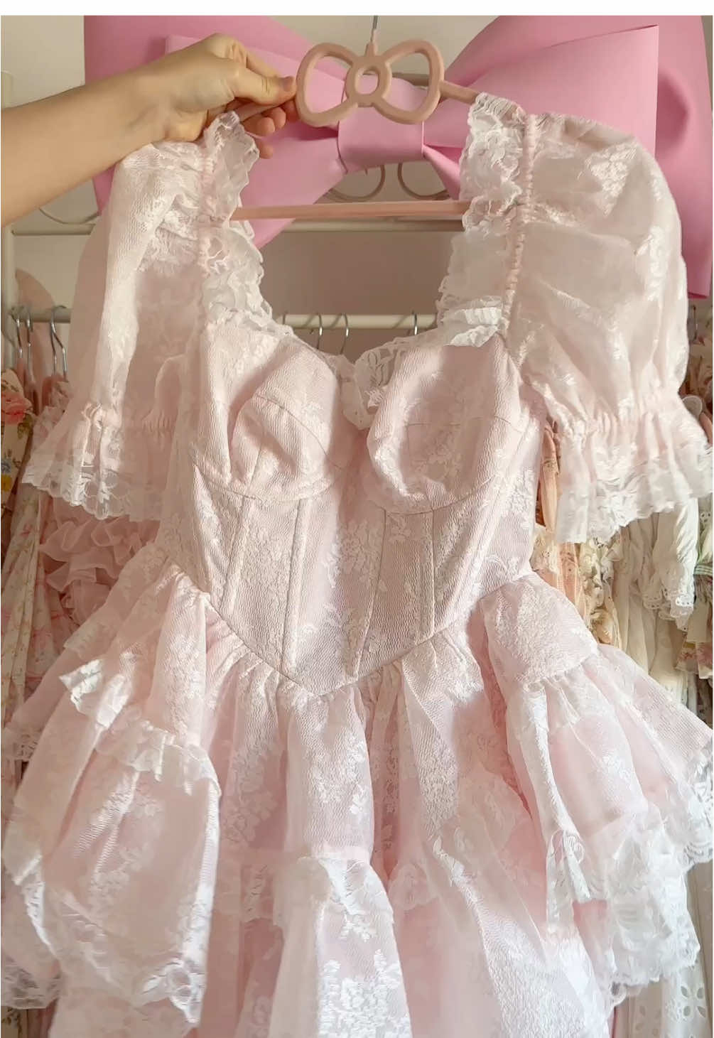 The dreamiest dress from @Selkie use COTTONDOLLY to save$! #girlygirl #coquetteaesthetic #springoutfits #princesscore #selkie #selkiepartner 