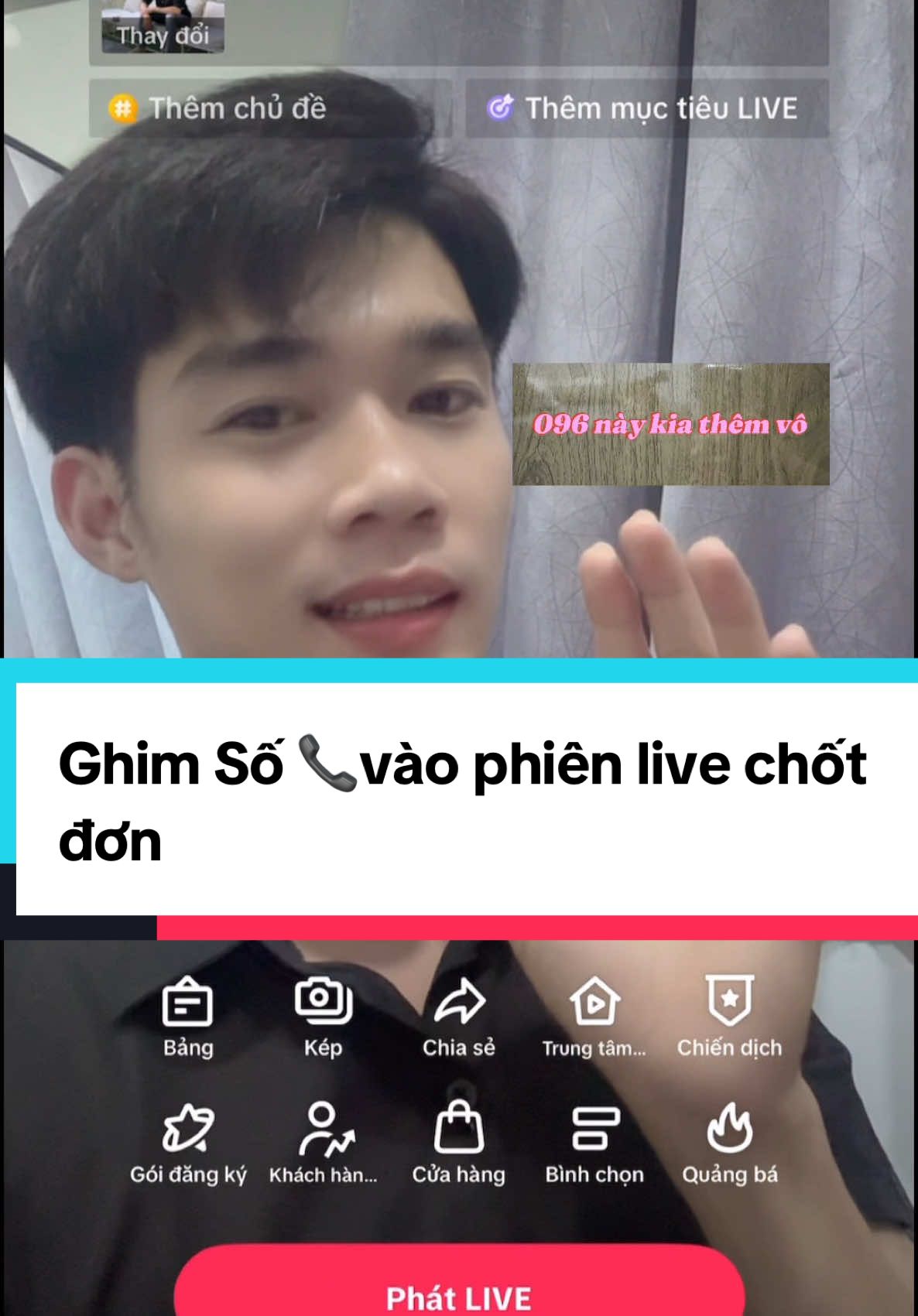 Trả lời @Mỹ Phẩm GSC Hàn Quốc hướng dẫn ghim hình ảnh lên phiên live dễ tiếp cận khách hàng #chusureview #fyp 
