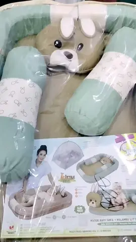 kasur bayi+kelambu bahan kasur mpuk lembut udah dilengkapi bantal guling