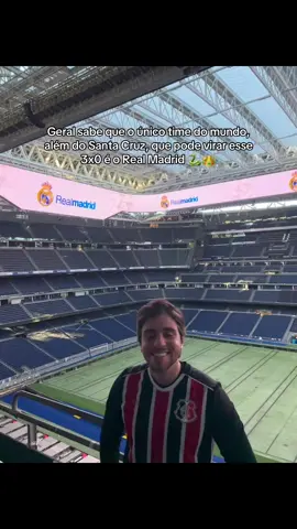 Geral sabe que o único time do mundo, além do Santa Cruz, que pode virar esse 3x0 é o Real Madrid 🐍👑 #realmadrid #santacruzfc