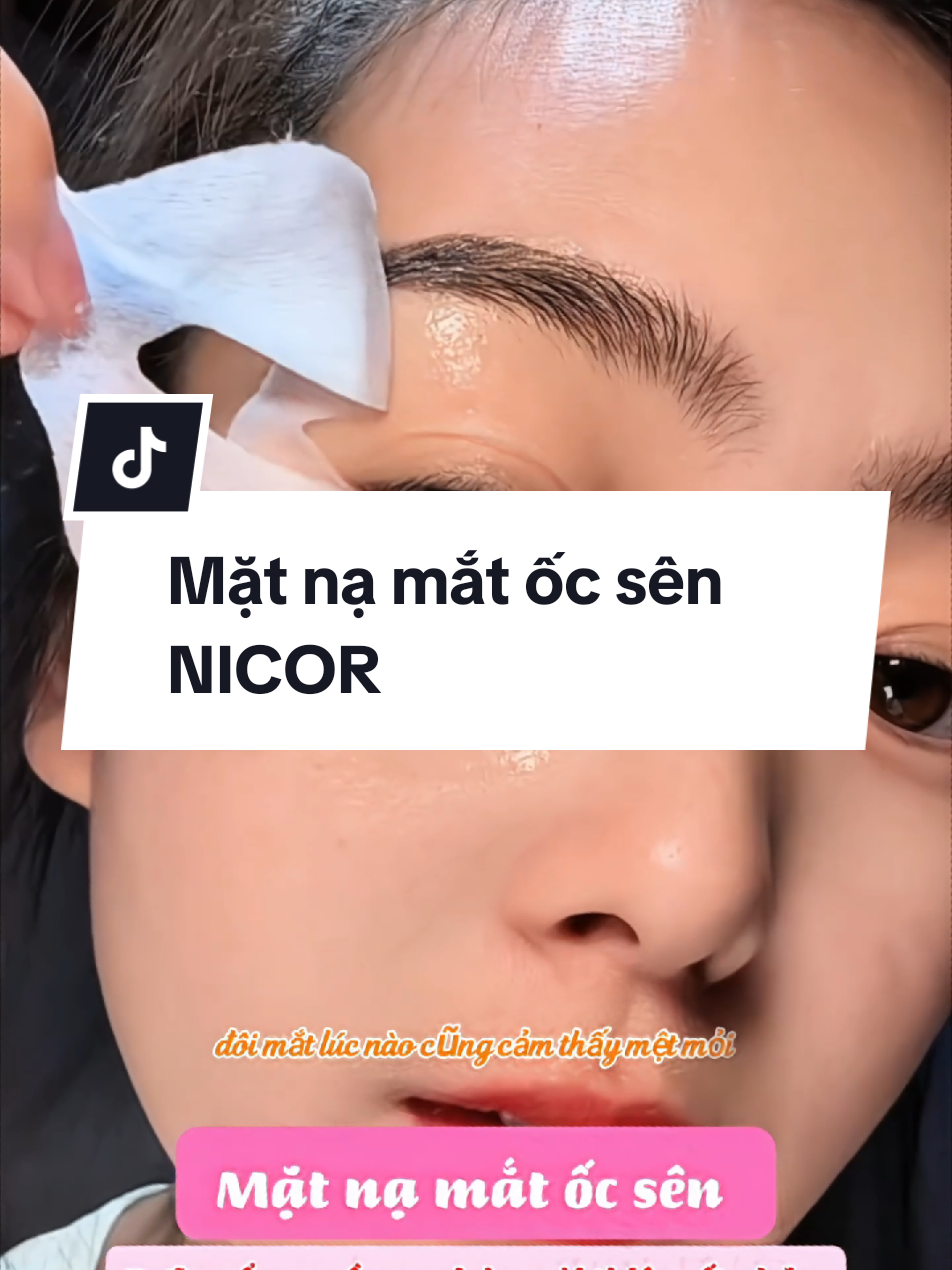 Mặt nạ mắt ốc sên NICOR dưỡng ẩm giảm bọng mắt và quần thâm quanh mắt #matnaocsen #nicor #matnamat #matnamatgiamthamquanmat #reviewlamdep #lamdeptainha #@Good store95 