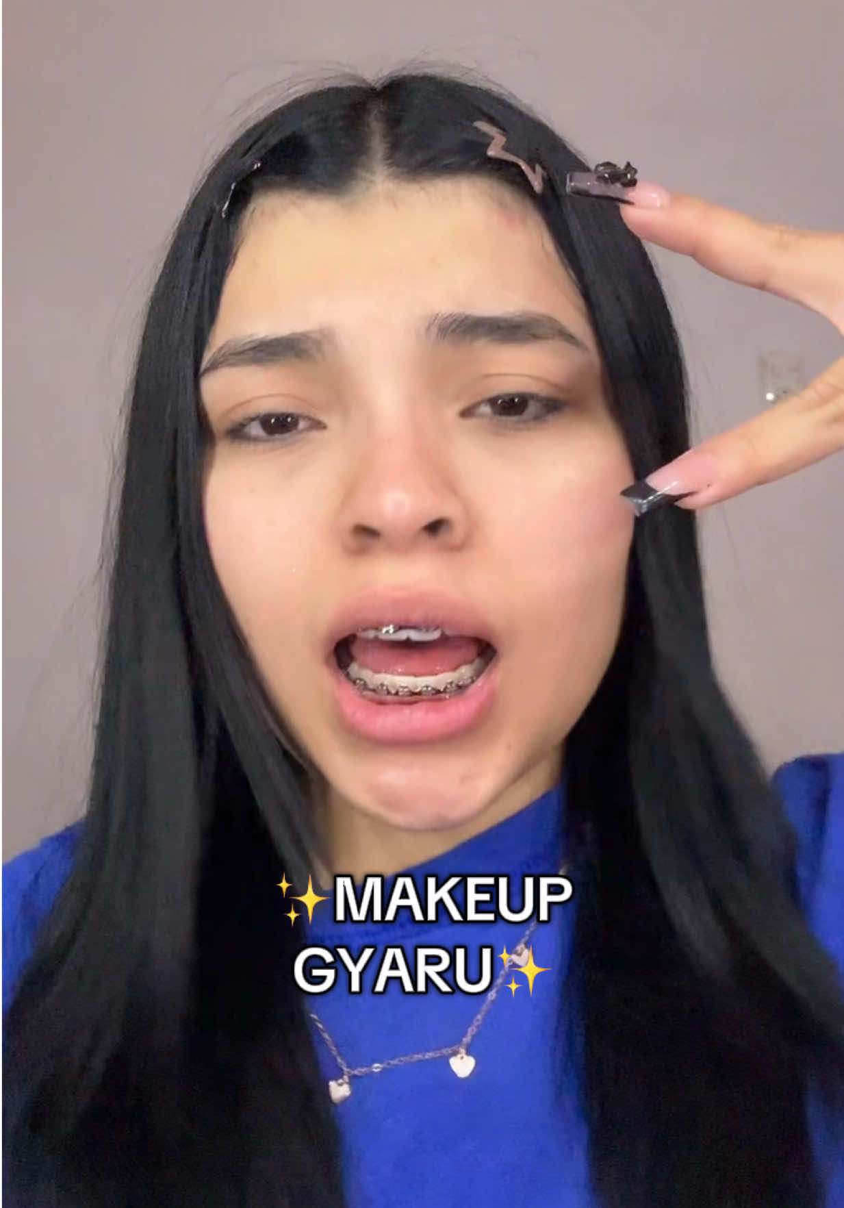 Épico 💋 el maquillaje gyaru #gyaru #gyarumakeup #fyp #douyin #recreation 
