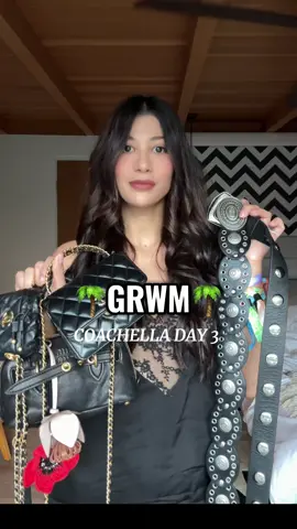 GRWM Coachella Day 3 🌵✨🎡 #coachella #music #festival #OOTD #grwm #fashion #fashion101 #boots #fringejacket #layers #trend #trends #trending #palmsprings #california #creatorsearchinsights #viral #video #reel #fyp #fypシ゚ 