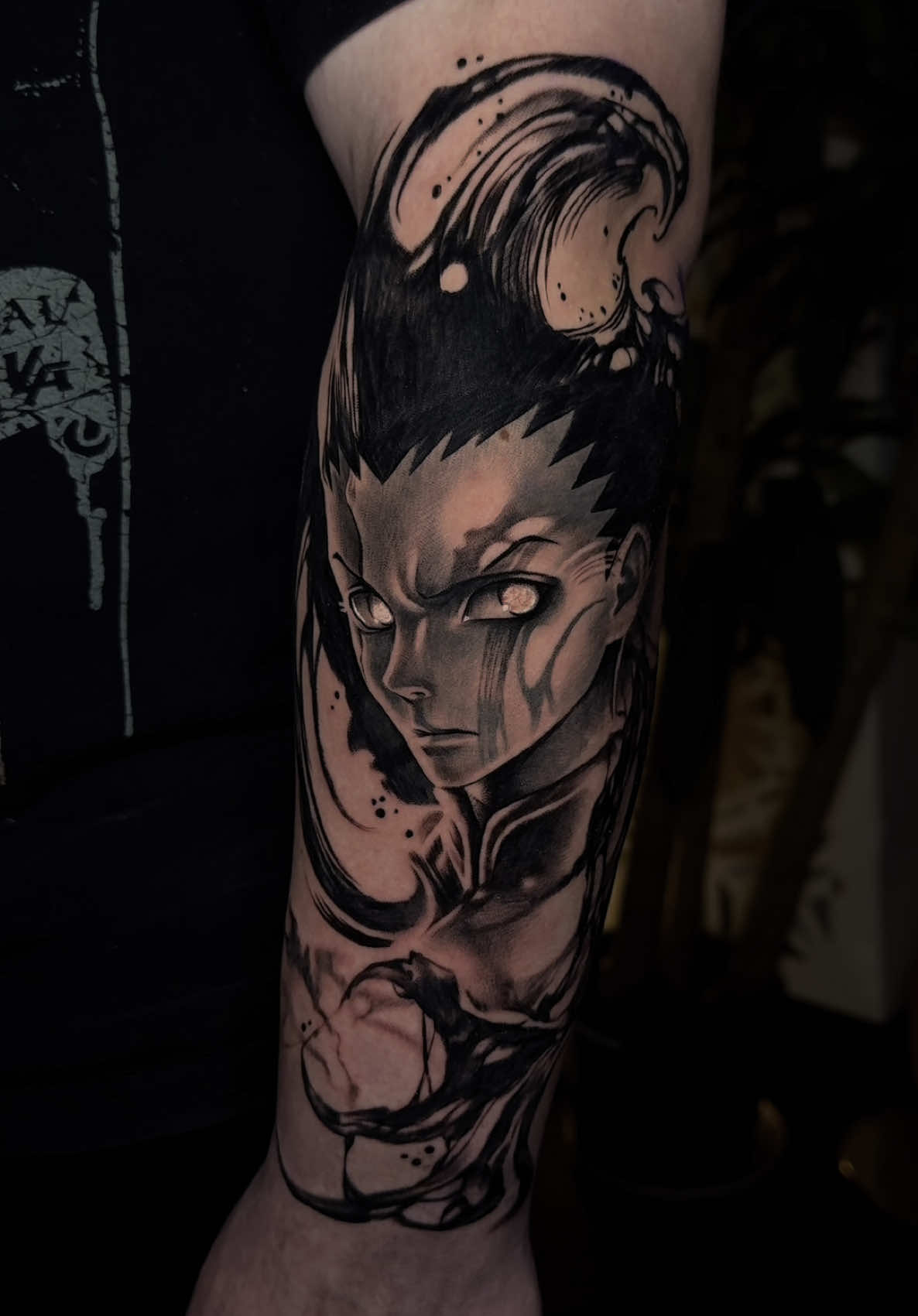 Replying to @Anna Penrod which anime character should I do next? 👀 #anime #tattooartist #hunterxhunter #tattoo #tattootiktok 
