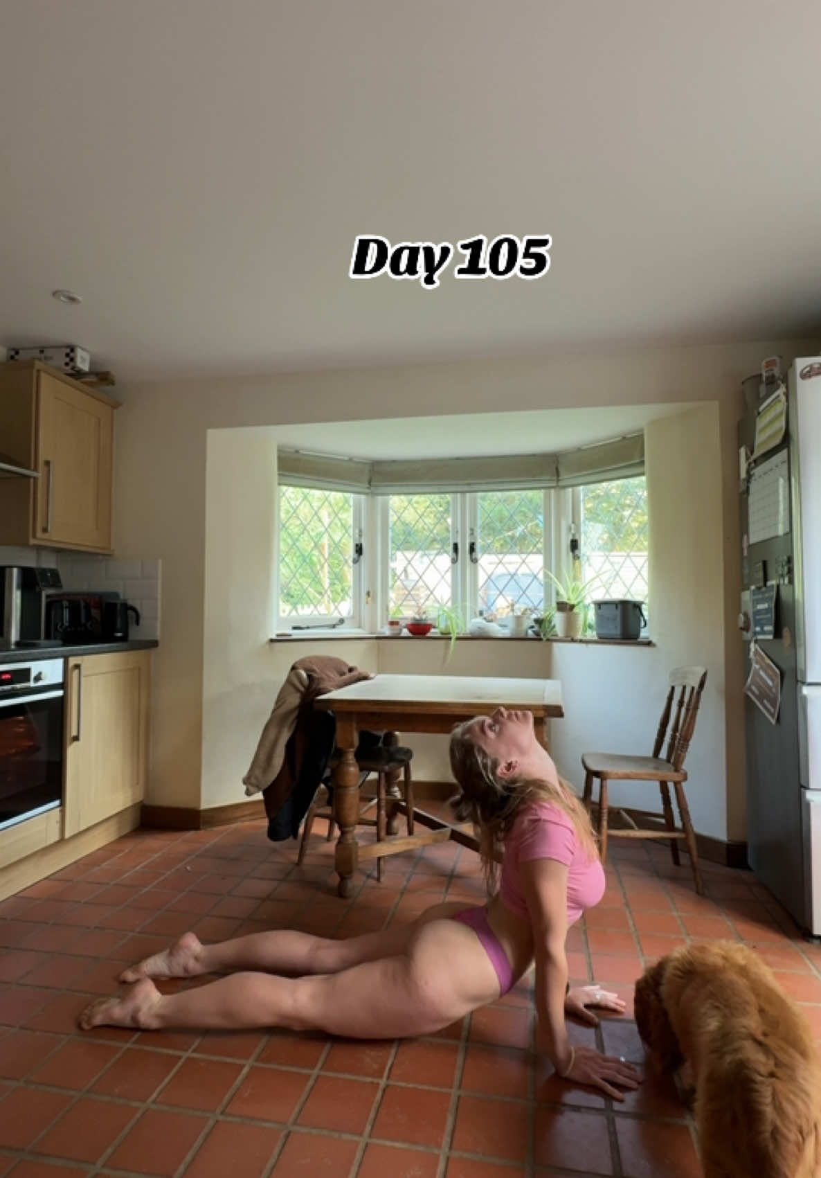 Day 105: 🧘‍♀️  15th April   Red Hot Chilli Peppers on repeat today while on route  delivering happiness and joy to Londoners. Was blessed to have the most precious little duckling hatch on route this morning, absolutely made my day. 🐣 #yogachallenge #365daysofyoga #yogapants #yogainspiration #yogaflow #creatorsearchinsights #StressRelief #yogawithtasmyn #trees #dog #kent #splits # #yogadaily #choosegratitude  #canterbury #pointer 