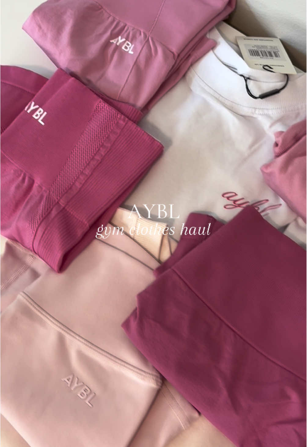 can you guess my favorite color? @AYBL 🩷 #gymoutfits #GymTok #aybl #ayblleggings #ayblshorts #ayblhaul #gymoutfits #gymmotivation #foryoupage #fypシ #pinkgymfit 