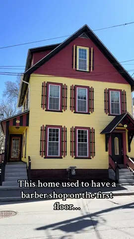 1860s charm with a bold twist. #oldhousetiktok #historichomes #newenglander #homeexterior #yellowhouse 