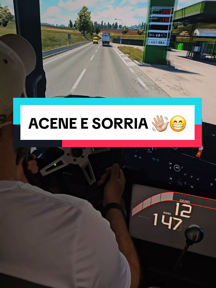 acene e sorria 👋🏼😁 #eurotrucksimulator2 #gamer #videogame #GamesNoTikTok #games #game 