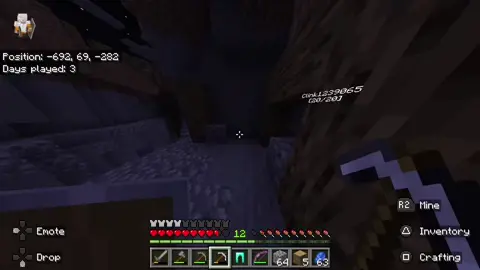 Minecraft cave dweller is so silly fr @the one #cavedweller #bedrockedition #Minecraft #fypシ 