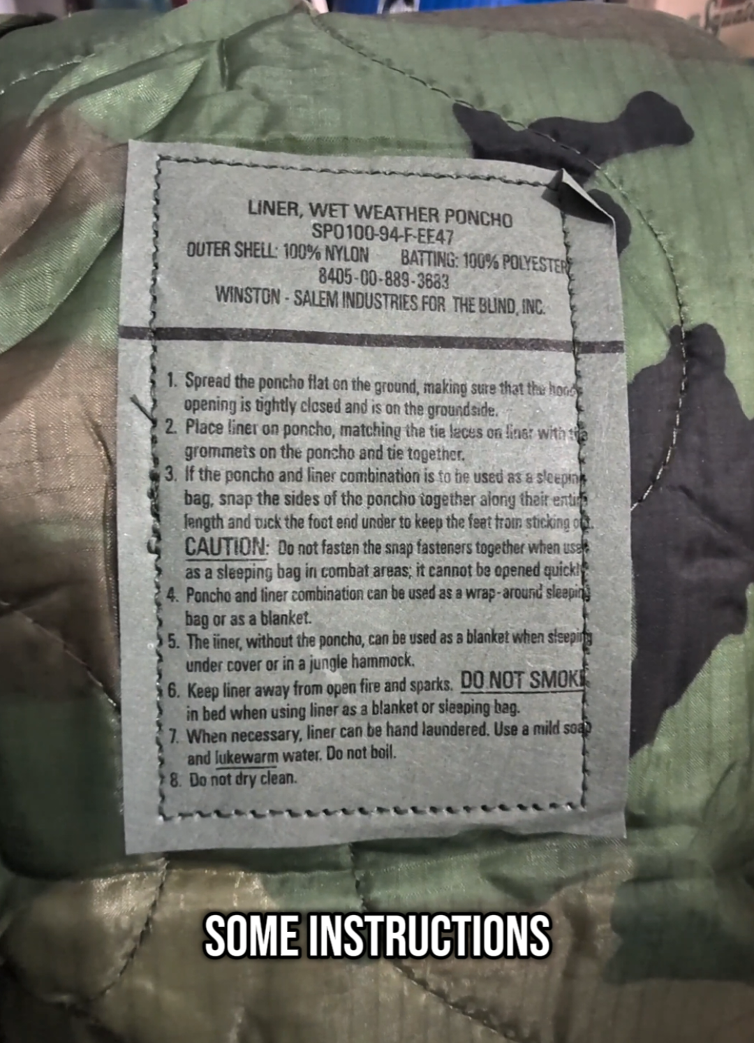 Woobies Come grab your woobies, you would be  without them  #Woobies #poncholiner #military #survivalgear #survival #camping #campinggear #militarygear #militaryponcho 
