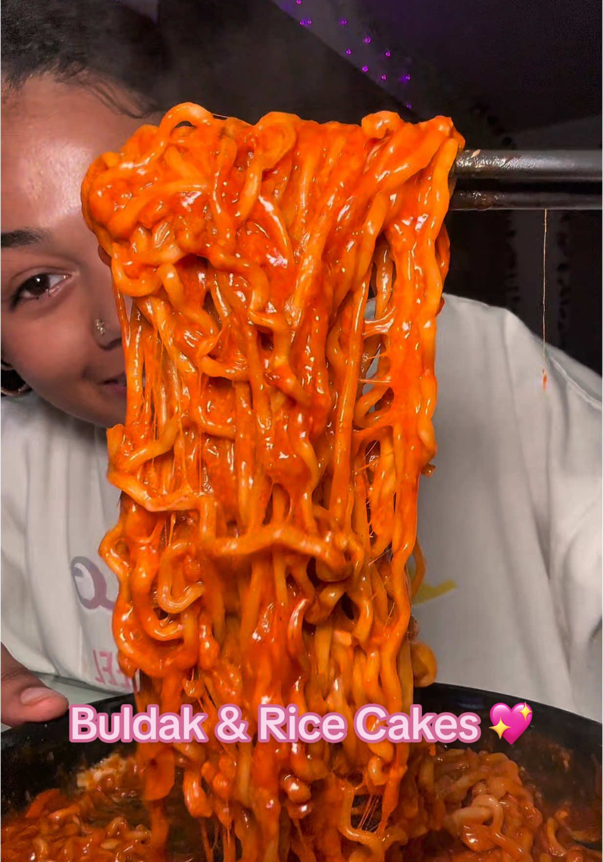 This was the habanero lime flavor it was so good! I been sleeping on this one! I also added carbonara so that might’ve changed the flavor 😭 but anyways this was delicious! My favorite part was the rice cakes! I LOVEEEEE RICE CAKES I WOULD BE A RICE CAKE! BUT ANYWAYS HAVE A BLESSED DAY STAY BEAUTIFUL AND SAFE! GOD LOVES US!!!💖💖💖💖💖💖💖💖💖💖💖💖💖💖💖💖💖💖 #foryoupage #fypシ #fyp #viraltiktok #shorts #eating #mukbang #asmr #viralvideo #noodles #explore #buldak #buldakramen #creatorsearchinsights 