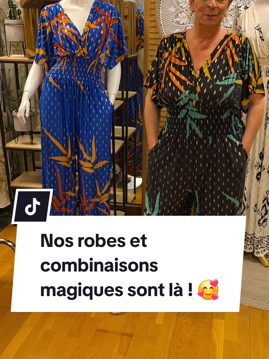 Nos robes et combinaisons magiques sont en ligne sur notre site (lien en bio) 1er arrivage de la saison, faîtes vite pour shopper la votre, déjà beaucoup de ruptures suite au live de dimanche 🏃‍♀️🏃‍♀️ #robemagique #robe #robeete #combinaison #shopping #robecurvy #robeplussize #curvyfashion #dresscodegap 