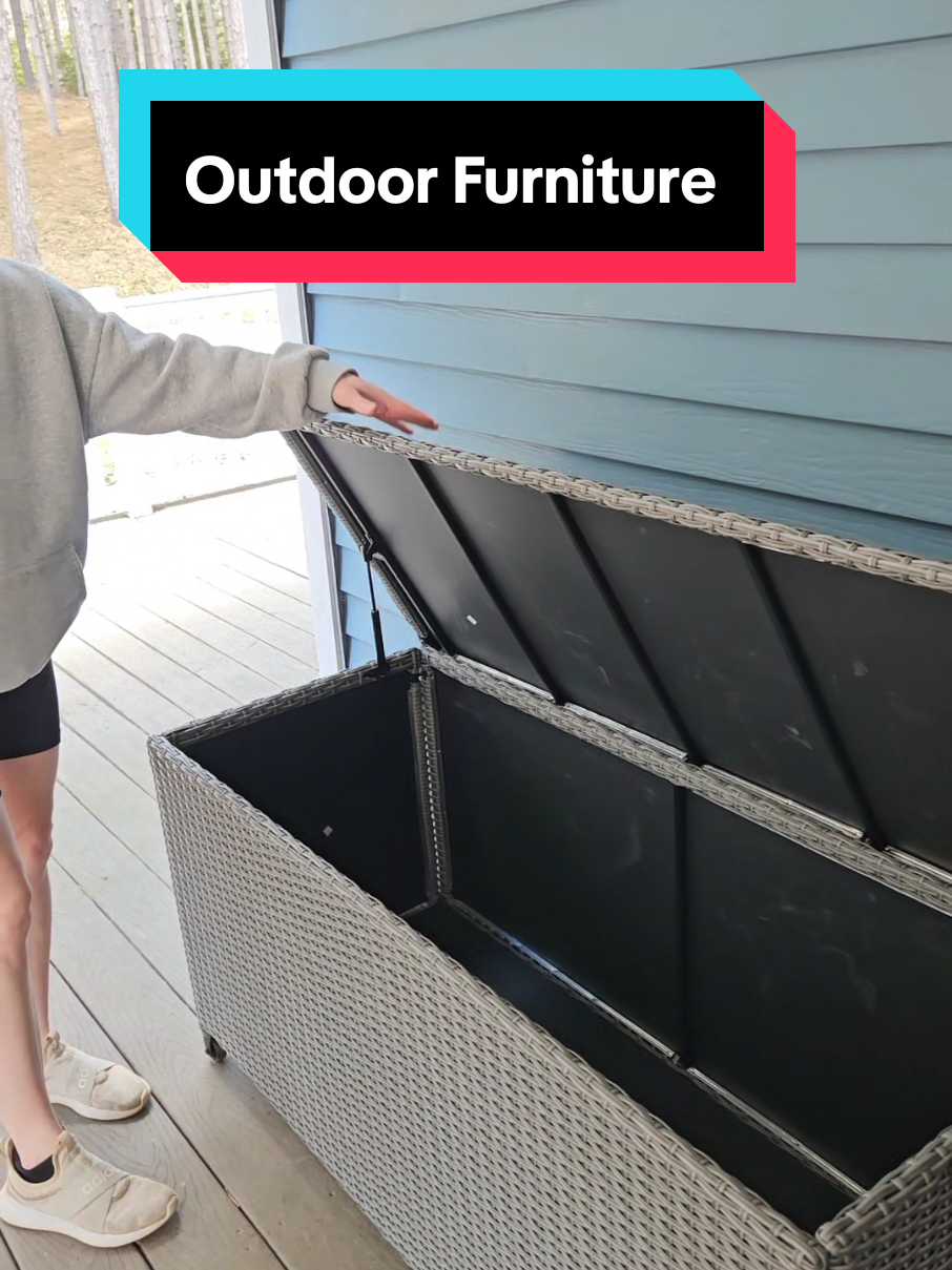So durable! #outdoorfurniture #outdoorstorage 