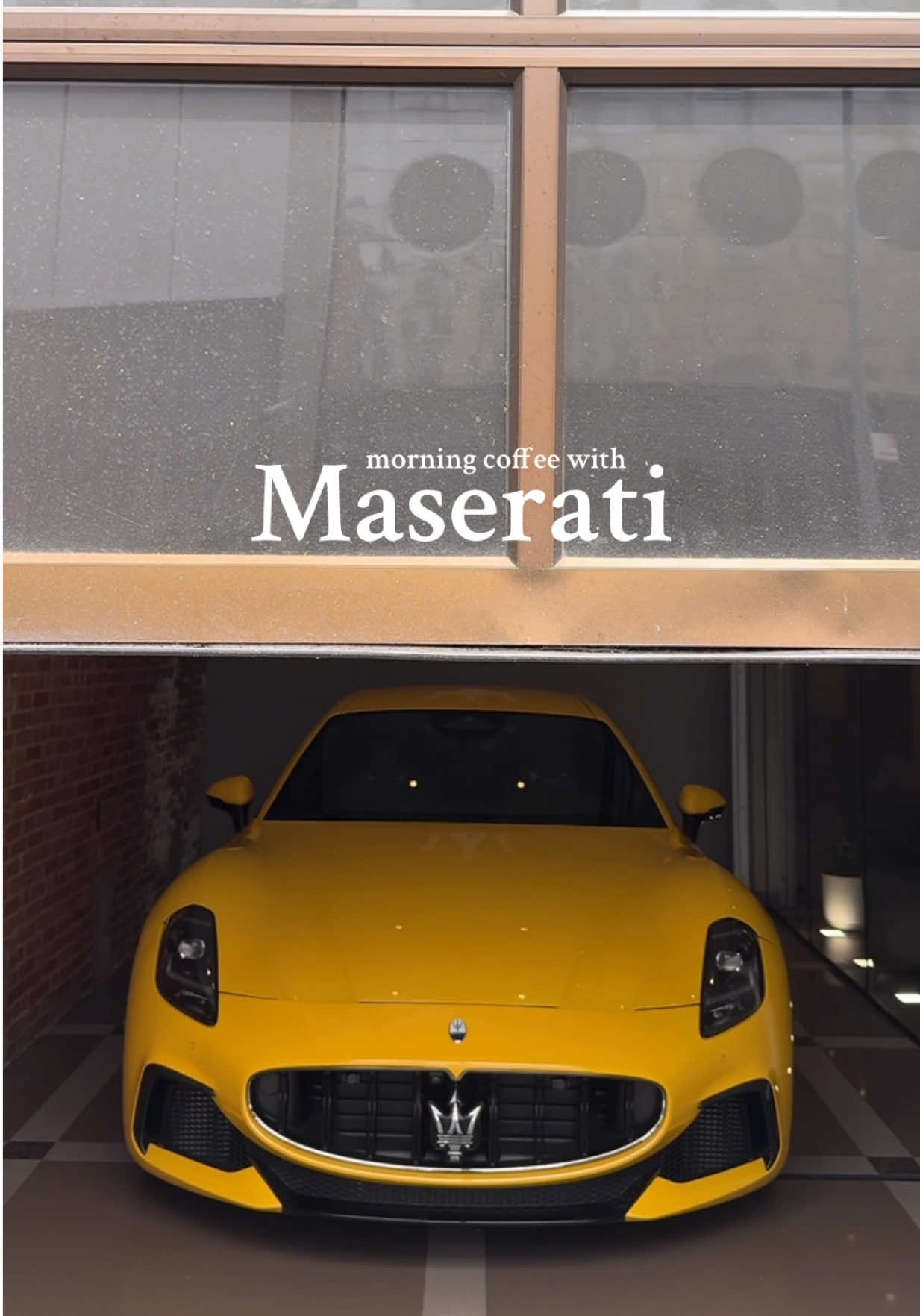 Morning coffee chats with @Maserati and Sonus faber ☕️🔊 @Andy To  #maserati #granturismo #sonusfaber 