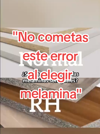Mobiliario exótico  Si quieres que tus muebles dure, sobre todo en cocina y baño, necesitas saber esto.😀🔔 En este video te muestro la diferencia entre la melamina normal y la RH, para que no gastes de más, pero tampoco te arriesgues a que se hinchen o se malogren.👍✔ 💡Guarda este video si estas por hacer muebles o remodelar tu casa.🏣  #ExpertoEnMelelamina #ConsejoDeCarpinteria #MueblesdeMelamina #MelaminaRH #TipsParaTuCasa #CocinasModernas #BañosConEstilo #creatorsearchinsights 