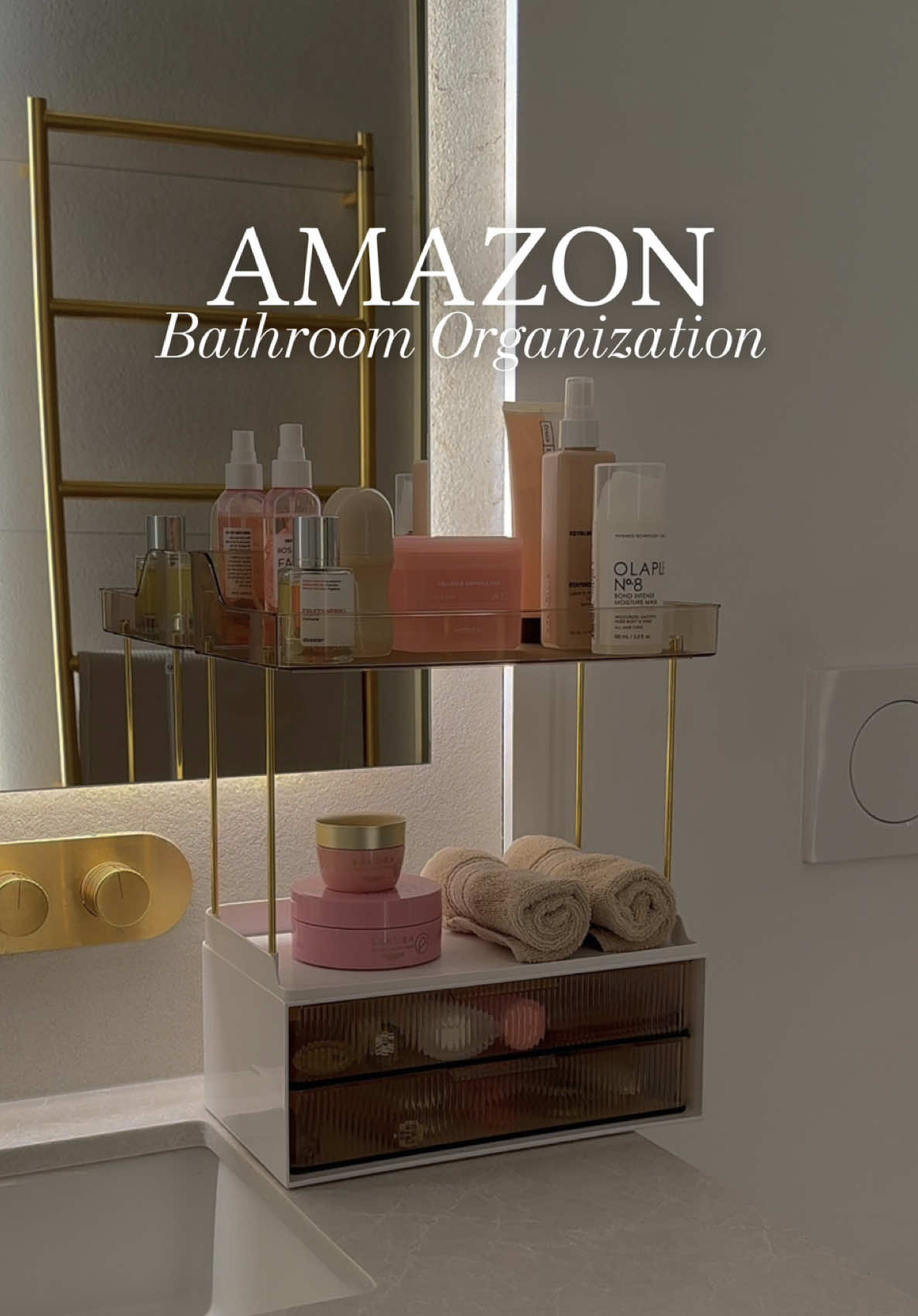 Link in my AMZ storefront 💖In my organizing era  🧴✨ This skincare & makeup drawer is the cutest thing on my counter right now! #girlythings #organizationhacks #beautyproducts #makeuporganization #amazonfinds #bathroomorganization ###creatorsearchinsights 