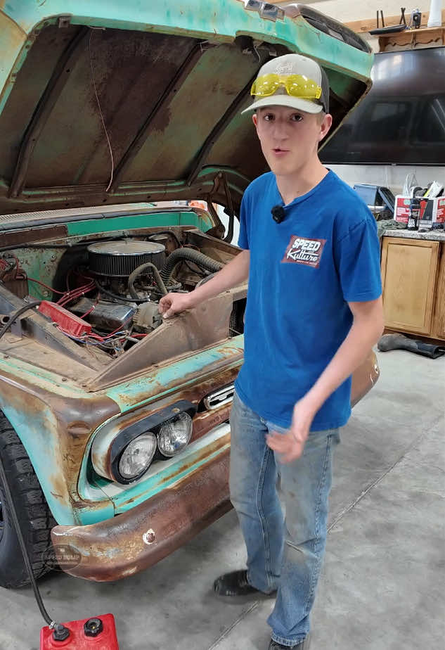 Was the Apache Staged? #Apache #C10 #chevy #willitrun #1961 #farmtruck #junkyard #abandoned #forgotten #junkyardjack #rancherokid #cleftstrong