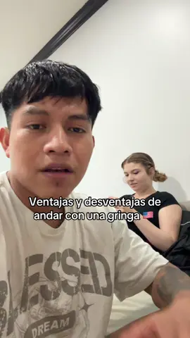 Ventajas y desventajas de andar con una gringa 🇺🇸 #foryoupage #Barthomas #latinosenusa #parati #gringa #humor 