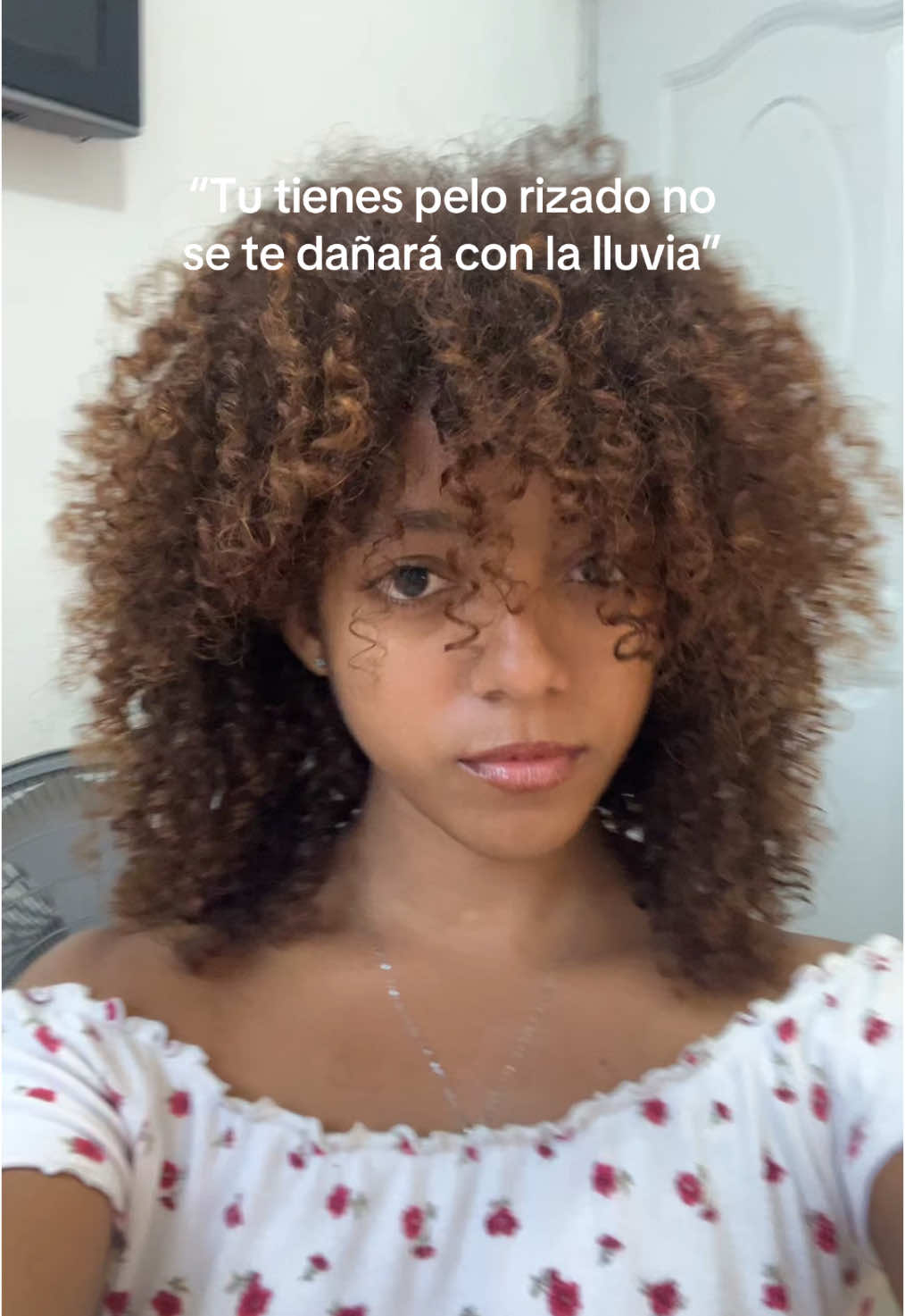 Mi honesta reacción #curlyhair #fyp #pelorizado