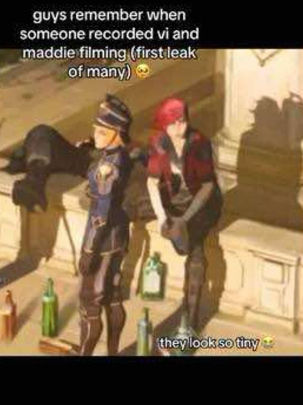 saw this video and immediately thought about someone recording them behind the scenes 🥹 #Arcane #leagueoflegends #arcaneleagueoflegends #leagueoflegends #Gaming #lol #vi #violet #viarcane #arcanevi #maddie #foryoupage #fyp #fory #goviral #behindthescenes #netflixseries #netflix 
