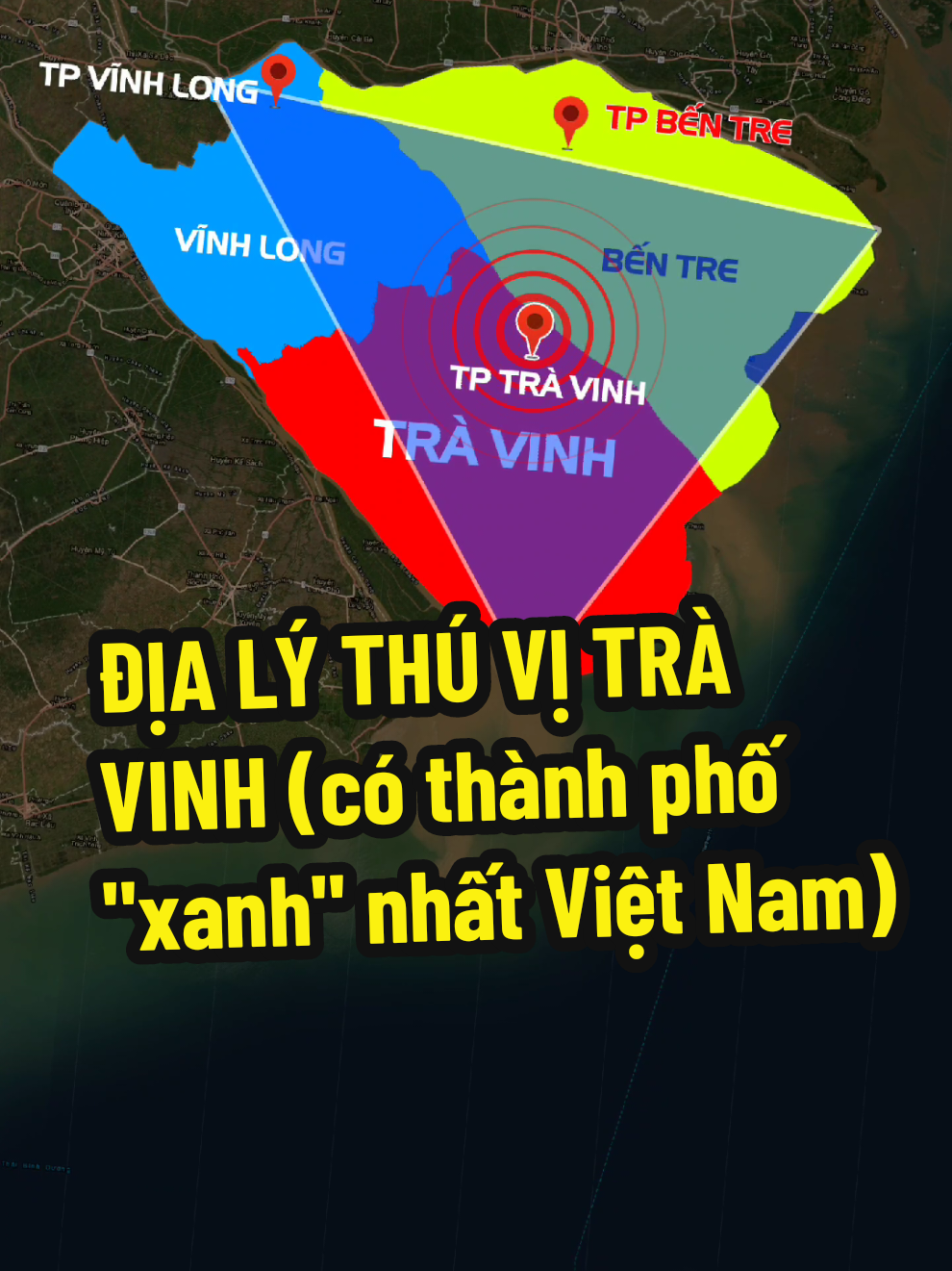 Trà Vinh xưa còn có tên gọi là Trà Vang là vùng đất có nhiều thế mạnh ở Đồng bằng sông Cửu Long. Bạn có thể thấy, nếu ba tỉnh Bến Tre, Trà Vinh, Vĩnh Long tạo thành một hình tam giác thì Thành phố Trà Vinh nằm ở trung tâm của tam giác đó. Là tỉnh có hệ thống giao thông kết nối vùng tốt, có cầu hiện hữu kết nối với Bến Tre, với Vĩnh Long và Sóc Trăng như Cầu Cổ Chiên và Cầu Đại Ngãi, trong khi Bến Tre với Vĩnh Long chưa có cây cầu hiện hữu nào. Trà Vinh có địa hình chủ yếu là đất bằng phẳng có nhiều giồng đất cao ráo và dải đất tương đối liền mạch lại có 65km chiều dài bờ biển khiến Trà Vinh có tiềm năng về vận tải và kinh tế biển, hiện có Khu kinh tế Định An và Trung tâm điện lực Duyên Hải với tổng công suất lên đến hơn gần 4500MW, bên cạnh đó có 5 nhà máy điện gió đã đi vào hoạt động và nhiều dự án đang xây dựng và trong quy hoạch. Ngoài ra, tỉnh còn có khu công nghiệp Long Đức, khu công nghiệp Cổ Chiên,... Kinh tế Trà Vinh xếp thứ 37 năm 2024 cao hơn các tỉnh lân cận. Trà Vinh sẽ có tuyến cao tốc Thành phố Hồ Chí Minh – Sóc Trăng, cao tốc Hồng Ngự - Trà Vinh đi qua. Trà Vinh xưa vốn thuộc tỉnh Vĩnh Long, năm 1900 tách tỉnh Trà Vinh khỏi tỉnh Vĩnh Long. Năm 1951 hợp nhất Trà Vinh và Vĩnh Long thành tỉnh Vĩnh Trà. Năm 1954 tỉnh Vĩnh Trà bị giải thể. Năm 1976 lại hợp nhất tỉnh Trà Vinh và Vĩnh Long thành tỉnh Cửu Long. Năm 1992 lại giải thể tỉnh Cửu Long để tái lập tỉnh Trà Vinh và Vĩnh Long như hiện nay. Trà Vinh có diện tích 2.391 km², dân số khoảng hơn 1 triệu người. Giáp Bến Tre, Vĩnh Long, Sóc Trăng và Biển Đông. Tỉnh có 1 thành phố là Trà Vinh, 1 thị xã là Duyên Hải và 7 huyện với 106 đơn vị hành chính cấp xã. Biển số xe của Trà Vinh là 84, mã vùng là 0294, dân tộc chính là người Kinh, người Khmer, và người Hoa. Trong đó, người tỉnh có tỷ lệ người Khmer cao nhất nước ta chiếm gần 32% dân số của tỉnh. Trà Vinh có Trường đại học Trà Vinh, một trong những trường đại học nổi tiếng ở Miền Tây. Các địa điểm du lịch ở Trà Vinh như: Đền thờ Chủ tịch Hồ Chí Minh, Chùa Âng, Ao Bà Om, Bảo tàng văn hóa Khmer, Chùa Vàm Rây, Chùa Nodol, Nhà thờ Mặc Bắc, Phước Minh cung, Biển Ba Động, Cù lao Tân Quy, Khu Du Lịch Sinh Thái Huỳnh Kha, Cù lao Long Trị, Các cánh đồng Điện gió, Rừng ngập mặn Long Khánh... Người nổi tiếng ở Trà Vinh như: Ông Nguyễn Thiện Nhân, Nguyễn Thái Bình, Sơn Minh Thắng, Thạch Dư, Thạch Ngọc Biên, Phạm Thái Bường, Trúc Phương, Viễn Châu, Ngọc Trinh, Nhật Kim Anh, Thanh Thúy, Phi Phụng, Hồng Ánh, Lê Phương... Đặc sản Trà Vinh như: Bún suông, Cháo ám, Bánh canh Bến Có, Trái quách, Dừa sáp, Loi choi sả ớt, Chù ụ rang me, Cá khoai, Chả hoa Trà Vinh, Măng Cụt... Điều thú vị là Thành phố Trà Vinh được biết đến là thành phố xanh và “mát nhất miền Tây” với gần 14.000 cây xanh cổ thụ, trong đó có hơn 1.000 cây trên 100 năm tuổi như sao đen, dầu rái, me... Bạn có biết điều gì thú vị về Trà Vinh không? Hãy để lại bình luận của bạn cho mình nhé! #travinh #sapnhaptravinh #lichsutravinh #dialytravinh #travang #tinhcuulong #tinhvinhtra #vinhlong 