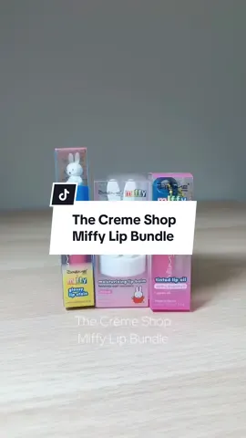 This Miffy lip bundle from The Crème Shop is so cute! @the crème shop @LG beauty US @Miffy #thecremeshop #miffy #miffycollection #miffylipbundle #lipstain #lipbalm #lipgloss #tiktokshoprestock #tiktokshopmothersday #lgbeauty 