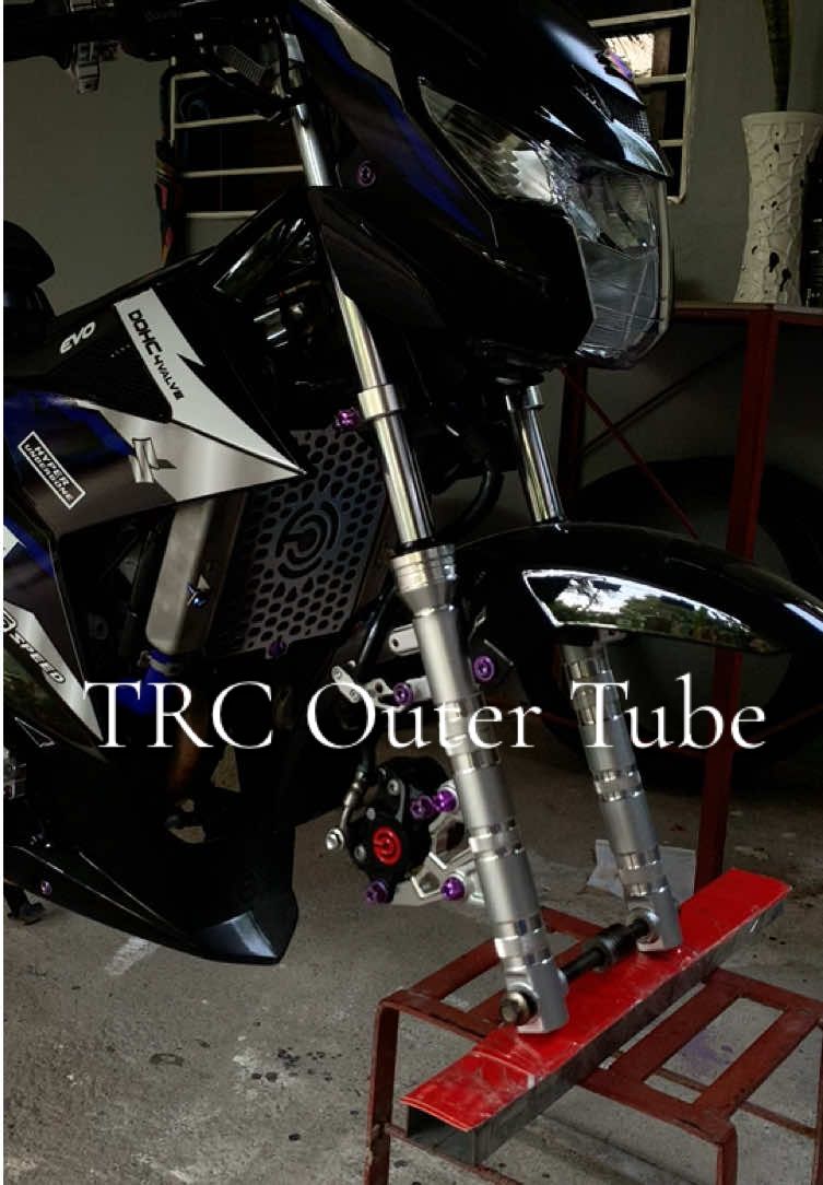 TRC Outer Tube for Raider Fi/Carb. #trc #cnc #outertube #tube #raider150fi #raider150 #raidercarb #malaysiandna🇲🇾 #malaysianconceptinspired🇵🇭 #fyp #foryou #foryoupage 