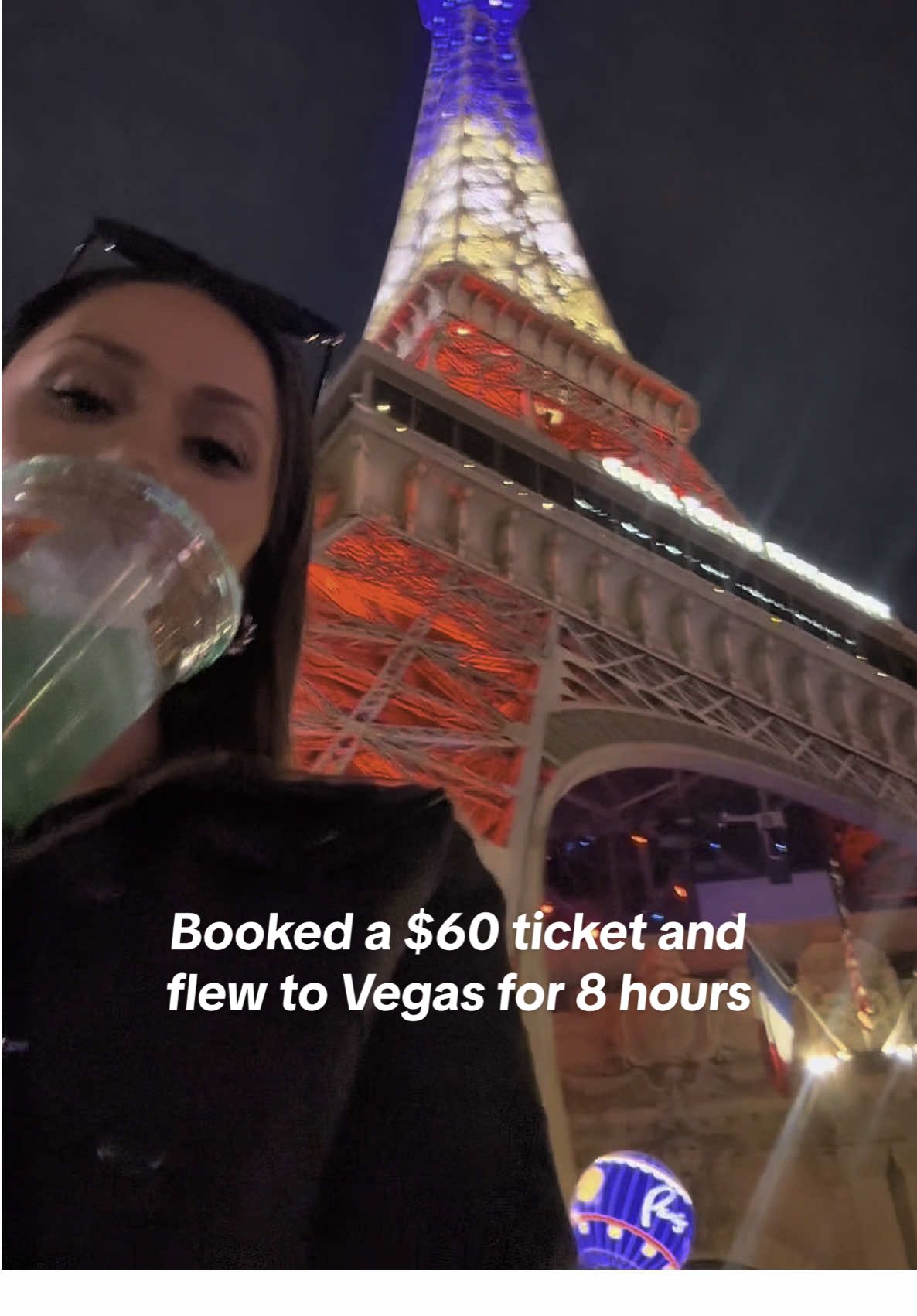 This is your sign to fly to Vegas just for the plot 🎰✈️  @Frontier Airlines @Fuel Bar  #vegas #vegastrip #fortheplot #vegasdiaries #solotrip #MainCharacterEnergy #SpontaneousTrip